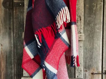 Плед шерстяной "Рига" 