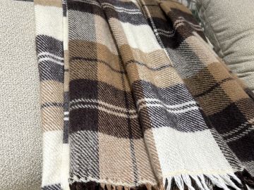 Плед шерстяной (70%) "Катуй"