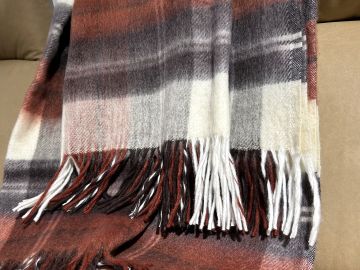 Плед из алтайской шерсти (70%) "Терраса софт"