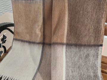 Плед из алтайской шерсти (70%) "Делоне софт" под заказ