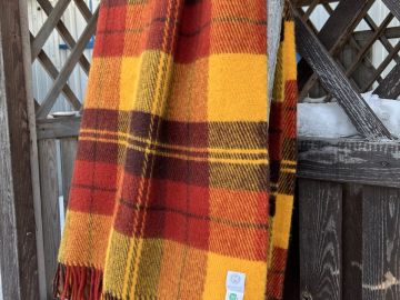 Плед шерстяной "Краски"