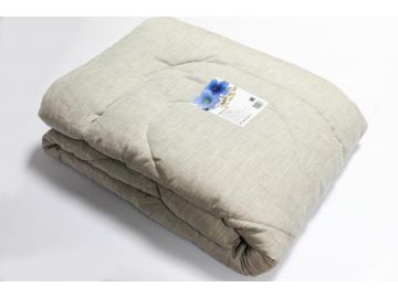 Одеяло стёганое льняное 172х205 см.