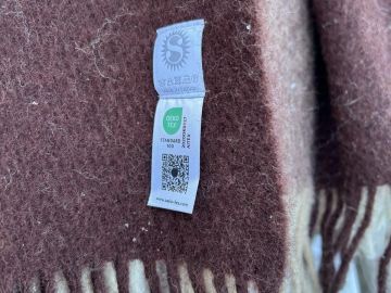 Плед шерстяной "Мокко" 