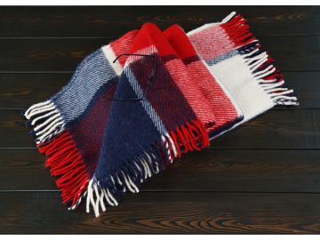 Плед шерстяной "Рига" 