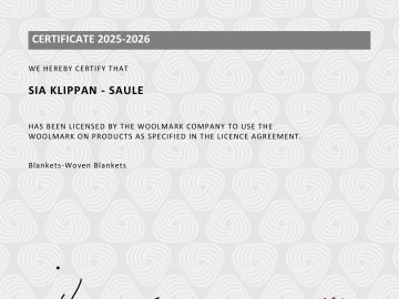 Плед шерстяной "Таллин"